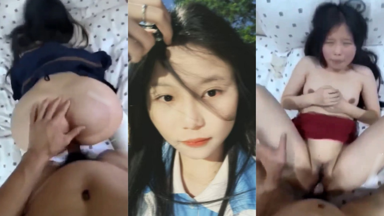 校园性瘾母狗被社会男子约操 鸡巴太大操得生疼