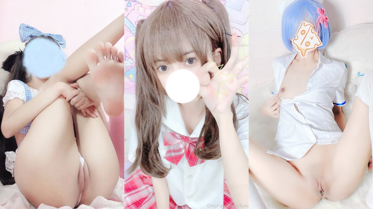 【FuWaChan】-清纯少女网上是反差母狗 白虎粉逼想被操