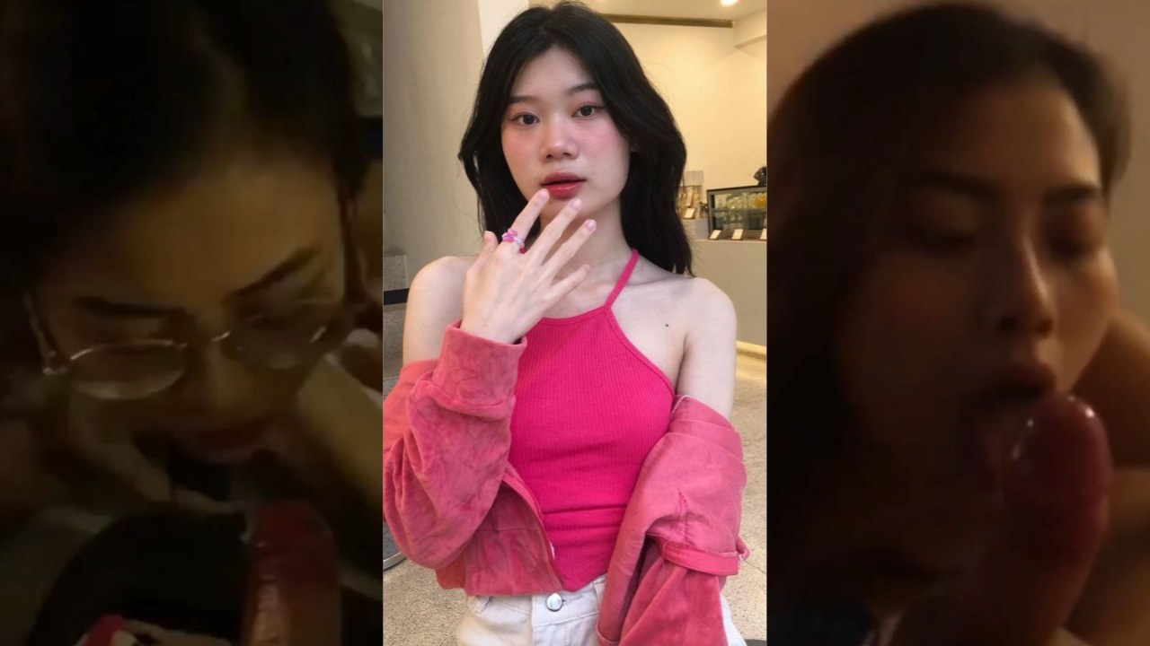 约炮高颜值美女太会吃鸡吧 还没做爱先被口射了