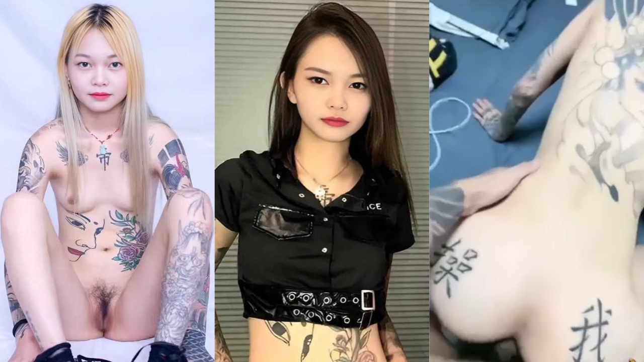 这才是精神小妹的天花板 全身满满纹身和淫语 被精神小伙爆操 这出入平安和操我谁看了不得攻速翻倍！