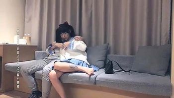 大神探花双马尾JK制服美少女