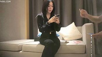 91沈先生探花性感黑衣妹子酒店啪啪